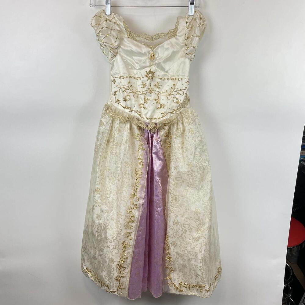 Disney Store Rapunzel Wedding Dress Costume Tangled Child Size M 7-8